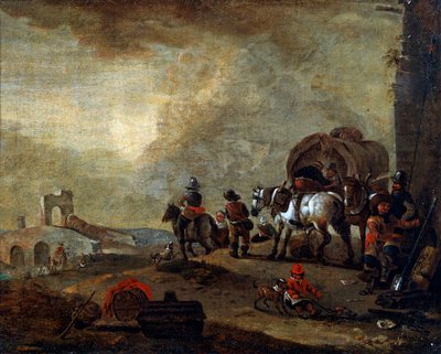 Viaggiatori in cammino da Philips Wouwerman