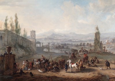 Il ritorno dalla caccia, dopo il 1650 da Philips Wouwermans or Wouwerman