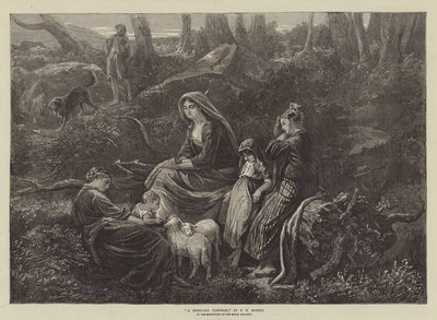 Un pastorale delle Highlands, nell