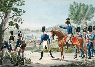 I nuovi Pontonieri Imperiali Reali Austriaci dopo le Guerre Napoleoniche, c.1820 da Phillip von (after) Stubenrauch