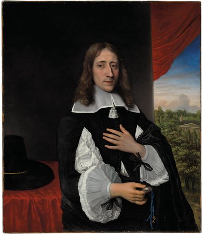 Ritratto del professor Franciscus Van Schooten, 1656 da Phillips de Koninck
