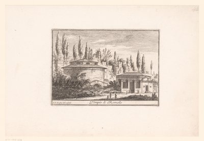 Veduta del Tempio di Romolo (vedute dell
