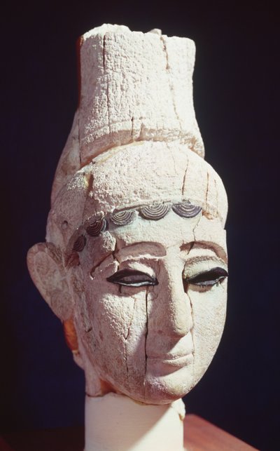 Testa di un principe o principessa di Ugarit da Phoenician