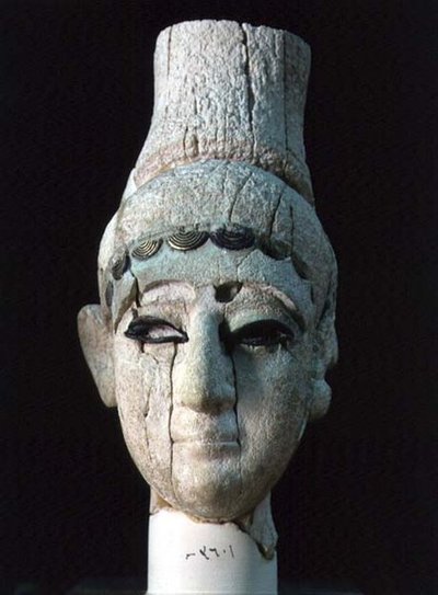 Testa di un principe o principessa di Ugarit da Phoenician
