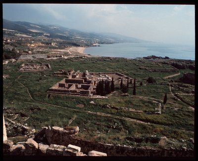 Vista del sito archeologico, III-II millennio a.C. da Phoenician Phoenician