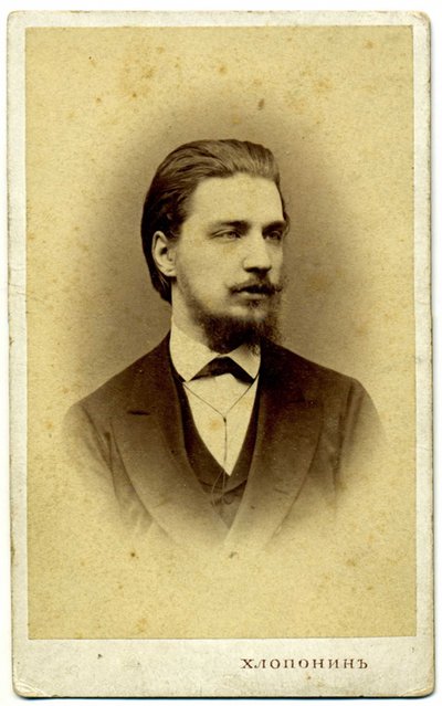 Alexander Sergeyevich Buturlin, 1845-1916, 1872 da Photo studio Alexander Khloponin