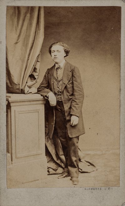 Ritratto del compositore Louis Diémer, c. 1875 da Photo studio Alphonse and Cie.