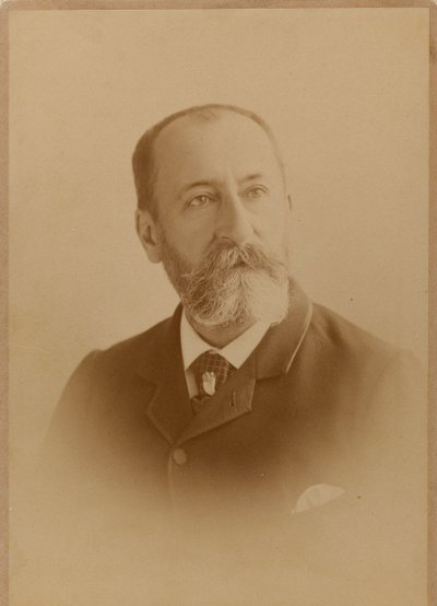 Ritratto del compositore Camille Saint-Saëns 1835-1921 da Photo studio J. Lacroix.