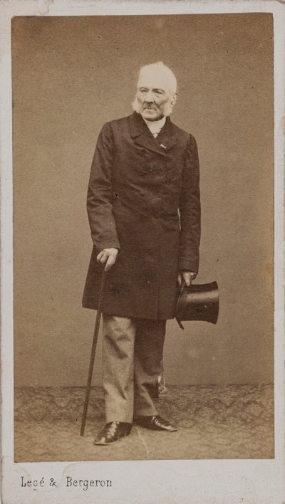 Ritratto del compositore Gustave Vogt 1781-1870 da Photo studio Legé and Bergeron.