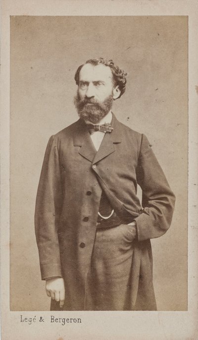 Ritratto del compositore Prosper Pascal 1825-1880, c. 1875 da Photo studio Legé and Bergeron.