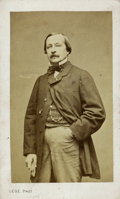 Ritratto del pianista e compositore Félix Le Couppey da Photo studio Legé and Bergeron.