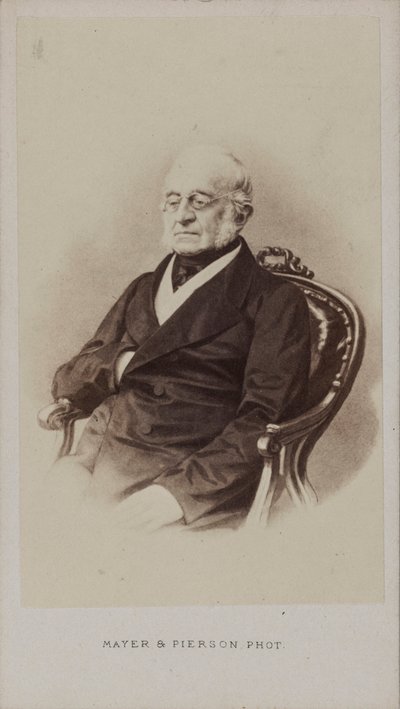 Ritratto del conte Karl Robert Nesselrode da Photo studio Mayer and Pierson.
