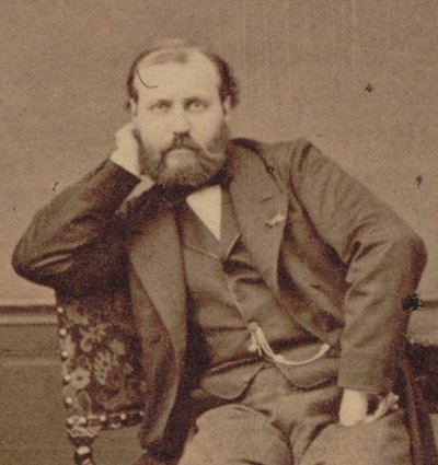Ritratto del compositore Charles Gounod da Photo studio Mayer and Pierson.