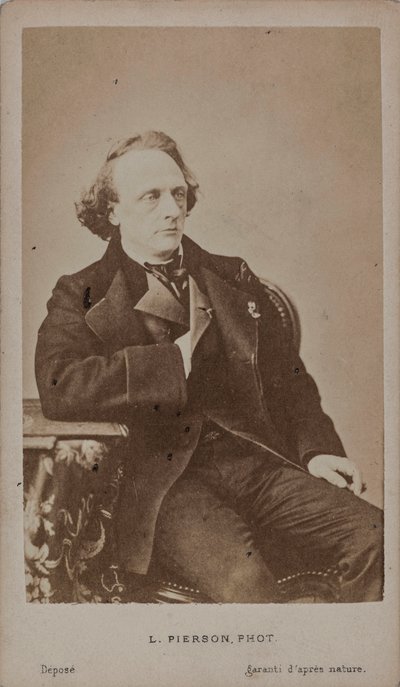 Ritratto del pianista e compositore Henry Litolff 1818-1891 da Photo studio Mayer and Pierson.