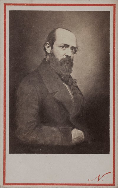 Ritratto di Henri Murger da Photo studio Nadar.