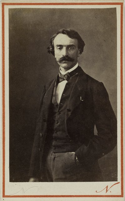 Ritratto di Jean-Léon Gérôme 1824-1904, c. 1870 da Photo studio Nadar.