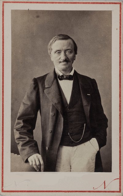 Ritratto del compositore Antoine Elwart 1808-1877, ca 1860 da Photo studio Nadar.