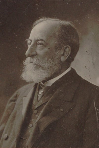 Ritratto del compositore Camille Saint-Saëns 1835-1921, 1910 da Photo studio Nadar.
