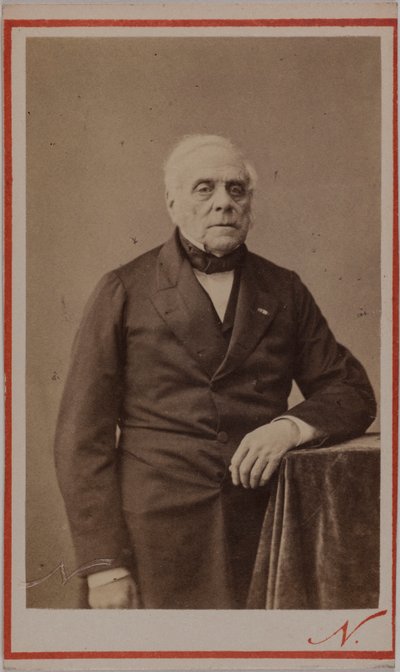 Ritratto del compositore Daniel-François-Esprit Auber 1782-1871, c. 1870 da Photo studio Nadar.