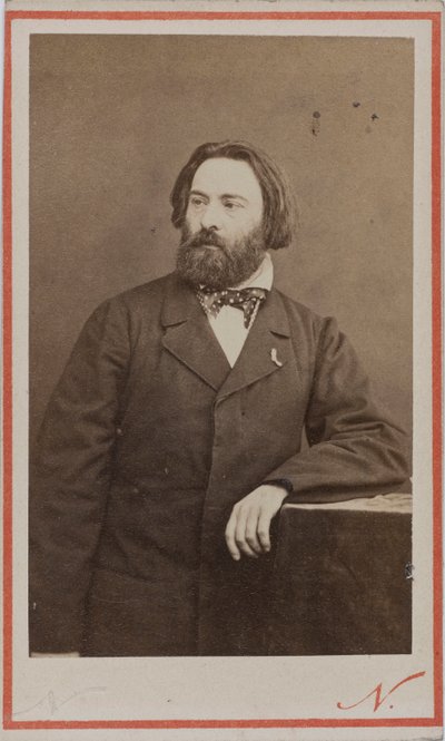 Ritratto del pianista e compositore Émile Prudent 1817-1863, ca 1860 da Photo studio Nadar.