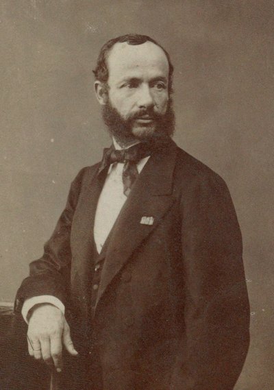 Ritratto del violinista e compositore Henri Vieuxtemps da Photo studio Nadar.