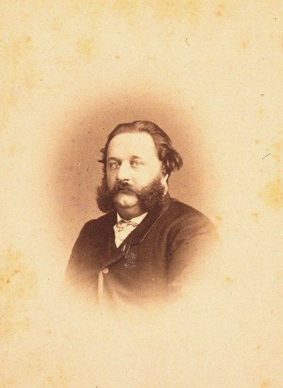 Ritratto del compositore Alfred Jaëll 1832-1882, 1866 da Photo studio Paetz.