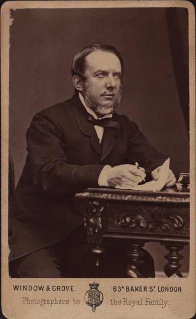 Ritratto del compositore Michael William Balfe 1808-1870 da Photo studio Window and Grove.