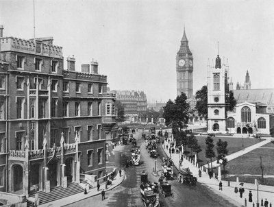 Broad Sanctuary, Westminster da Photochrom Co Ltd of London