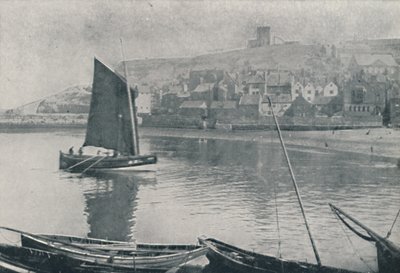 Porto di Whitby, 1910 da Photochrom Co Ltd of London