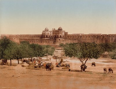 Agra. La fortezza da Photoglob Co. (Zurich, active c. 1890 1910)