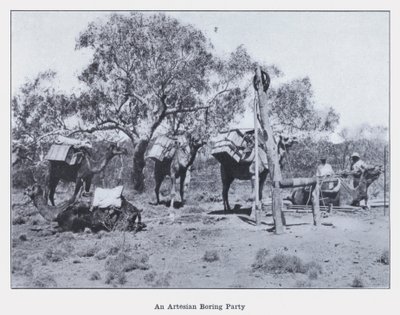 Una squadra di perforazione artesiana da Photographer Australian