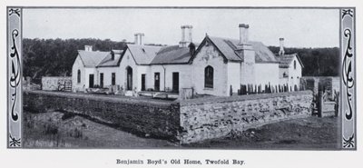 Vecchia casa di Benjamin Boyd, Twofold Bay da Photographer Australian