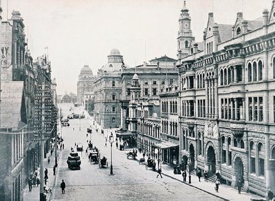Bridge Street, Sydney, c.1900, da 