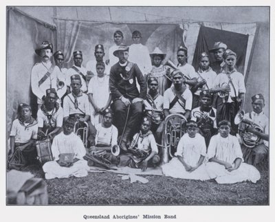 Banda della missione degli aborigeni del Queensland da Photographer Australian