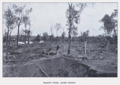 Campi di zaffiri, distretto di Anakie da Photographer Australian