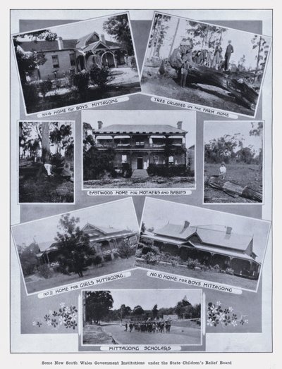 Alcune istituzioni governative del Nuovo Galles del Sud sotto il Consiglio di Soccorso per i Bambini dello Stato da Photographer Australian