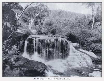 La Roccia Piangente, Cascate di Wentworth, Montagne Blu da Photographer Australian