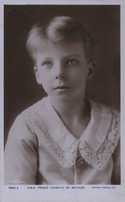 Principe Carlo del Belgio, Conte delle Fiandre (foto in bianco e nero) da Photographer Belgian