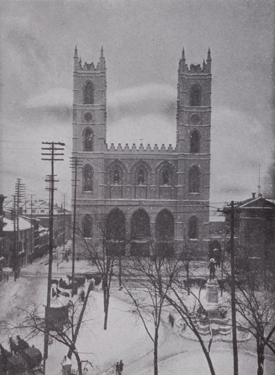 Notre Dame in inverno, Montreal da Photographer Canadian