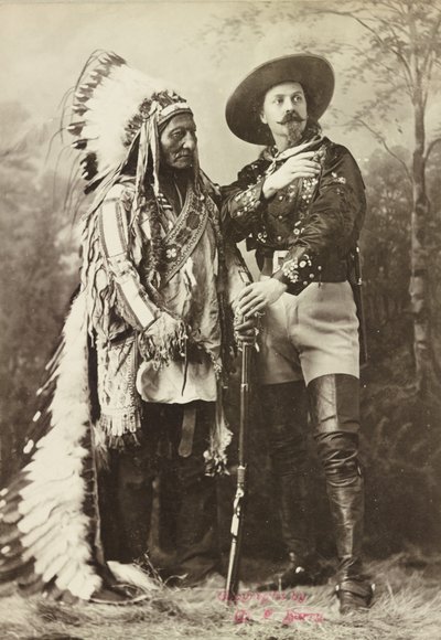 Toro Seduto e Buffalo Bill da Photographer Canadian