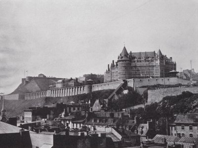 Il Castello e la Cittadella dalla Città Bassa, Quebec da Photographer Canadian