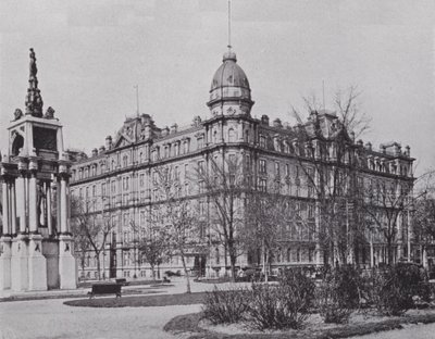 Hotel Windsor e Monumento a Sir John A Macdonald, Montreal da Photographer Canadian