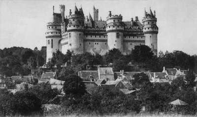 Cartolina del Castello, Pierrefonds, ca. 1900 da Photographer French