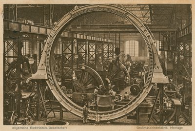 Allgemeine Elektricitats-Gesellschaft. Cartolina inviata il 20 aprile 1913. da Photographer German