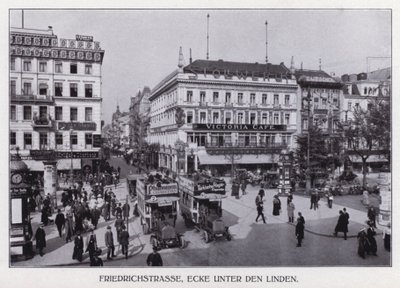 Berlino: Friedrichstrasse, angolo Unter den Linden da Photographer German