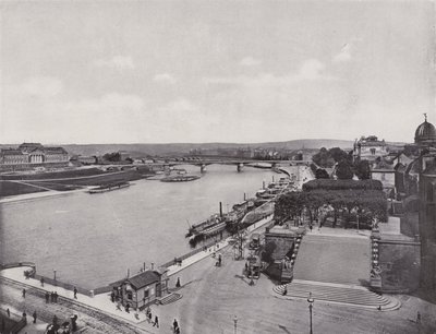 Terrazza di Brühl e Elbquai da Photographer German