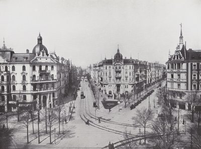 Charlottenburg, Kurfürstendamm, angolo tra Uhland- e Grolmann-Strasse da Photographer German