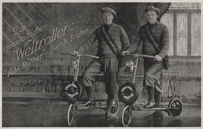 Felix Ruether e Bernhard Ricker, suonatori di scooter musicali da Photographer German