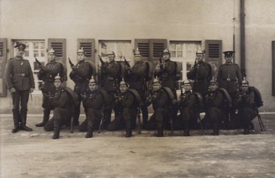 Gruppo di soldati di fanteria dell