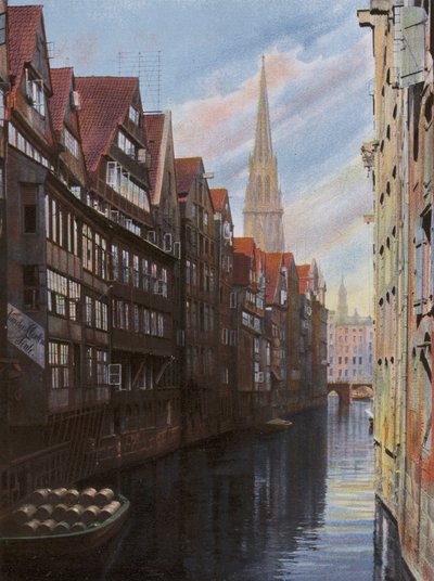 Amburgo: Fleet bei der Groningerstrasse da Photographer German